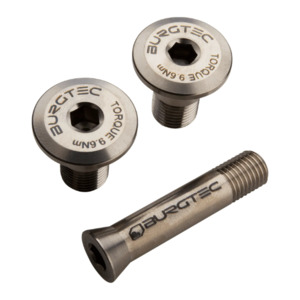 Burgtec: Burgtec Evil Titanium Trunnion + Lower Shock Bolts