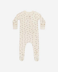 Bamboo Zip Footie || Holly Berry