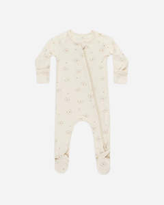 Child - Bodysuits & Rompers: Bamboo Zip Footie || Bears