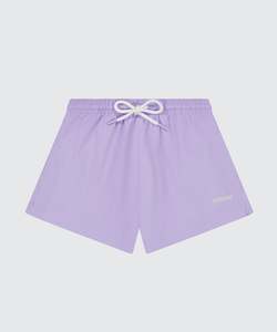 Child - Shorts: Nylon Shortie Shorts || Lavender