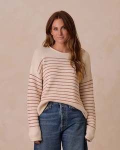 Womens Clothing: Jacques Sweater || Poppy Stripe