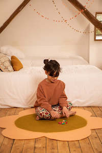 Rugs: Daisy Rug || Blush/Pistachio