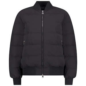 Rue Women's Down Bomber Jacket || Black