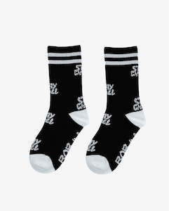 Socks: Stay Chill Socks || Black