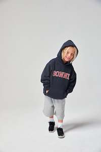 Products: Varsity Hoodie || Ink