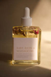 Baby Shower Gifts: Baby Bath + Massage Oil