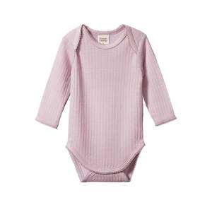 Products: Merino Pointelle L/S Bodysuit || Lilac