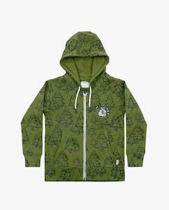 Products: Forest on Repeat Zip Hood