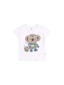Huxbaby: Kel Koala Tee || White