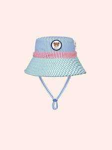 Huxbaby: Spliced Stripe Swimhat || Multi