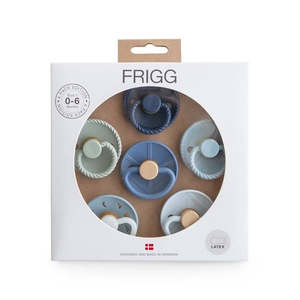 Frigg Pacifiers: Frigg 6 Pack Pacifiers Latex || Endless Seas
