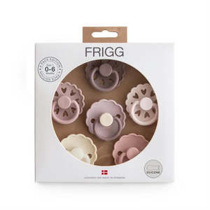 Frigg Pacifiers: Frigg 6 Pack Pacifiers Silicone || Blooming Love