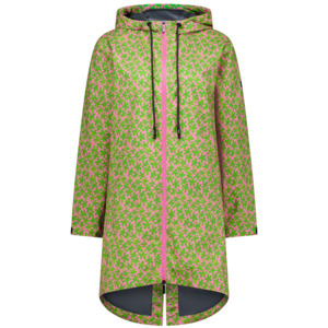 Moke: Georgie Women's Rain Coat - Moke X Evie Kemp Flower Meadow