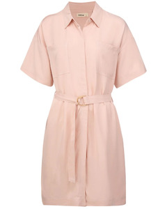 Moke: Cora Womens Shirt Dress || Dusty Rose