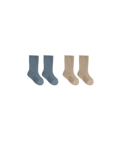 Socks: Socks Set || Gold/Ocean