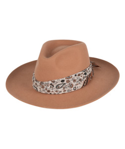 Womens Wide Brim Fedora || Goulburn