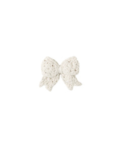 Crochet Bow || Natural