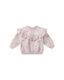 Ruffle Fleece Sweatshirt || Bows