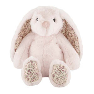 Baby Collection: Flopsy Plush Bunny || Floral Sweet Pink