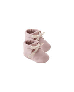 Baby Booties || Mauve