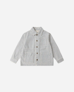 Denim Jacket || Railroad Stripe