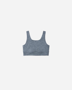 Swift Sports Bra || Heathered Marine
