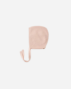 Pointelle Knit Bonnet || Melon