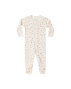 Zip Long Sleeve Sleeper Footie || Flower Field
