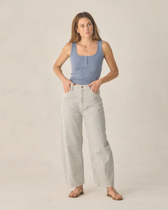 Womens Barrel Pant || Natural