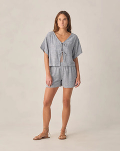 Womens Juniper Set || Marine Gingham