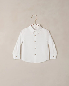 Baby Collection: Harrison Button Down || White