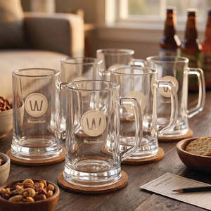 WW Glass Beer Handle 500ml - 6 Pack