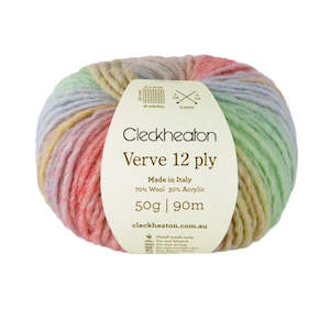 Wool and Acrylic: ~Cleckheaton Verve 12 Ply