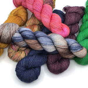 4 Ply: ~Purple Sprouting 4 Ply Bluefaced Leicester (BFL) 100g Skein