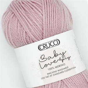 3 Ply: Crucci Baby Love Merino 3 Ply.