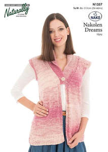Wool Yarn: Naturally Pattern N1357.
