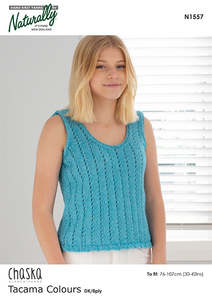 Wool Yarn: Naturally Pattern N1557.