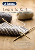 Patons Book Learn to Knit.