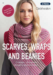 Patons Book 361 Scarves, Wraps & Beanies.