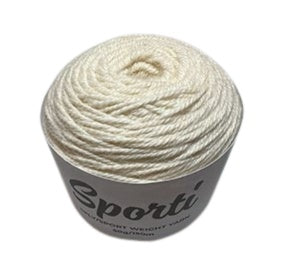 Alpaca Yarns Sporti Alpaca and Merino 5 Ply.