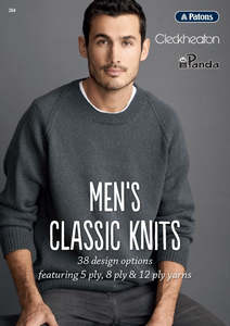 Pattern Book: Patons Book 354 Men's Classic Knits.