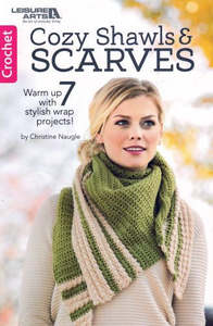 Pattern Book: Book - Cosy Shawls and Scarves by Leisure Arts.