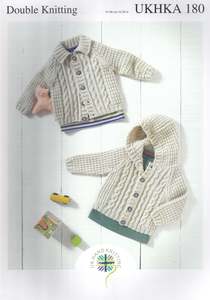 Baby Childrens Patterns: UKHKA Pattern 180.