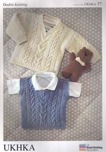 Baby Childrens Patterns: UKHKA Pattern 57.