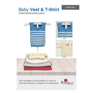 Broadway Pattern DFBK-002 Baby Vest and T Shirt.