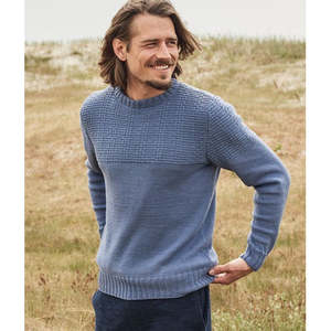 Lana Grossa Pattern Cool Wool - Mens Pullover LBYK.0004