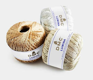 Yarn: DMC Lumina Metallic Thread.