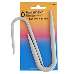 Knitting Needles Tools: Pony U-Shaped Cable Needles Small.