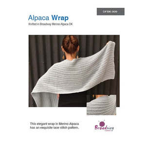 Broadway Pattern DFBK-009 Alpaca Wrap.