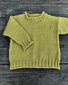The Kiwi Stitch and Knit Co Rolled Edge Jumper.